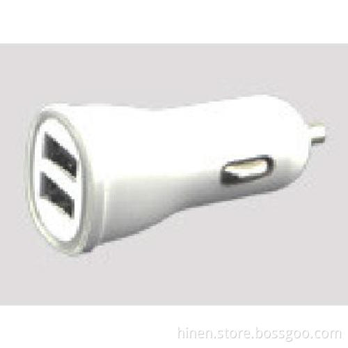 Car charger with 5V/1A&2.1A output for apple products iphone ipad